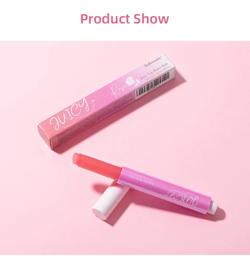 Color Change Juicy Lip Balm Shift Ph Color Changing Lip Balm Long Lasting Moisturizing Lipstick all change to pink lips makeup