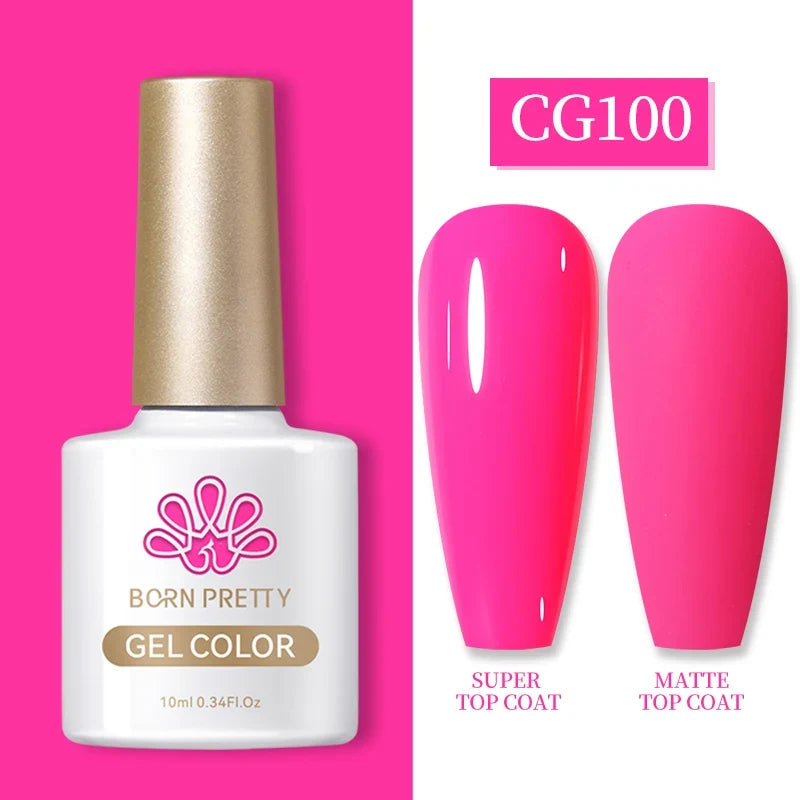 BORN PRETTY 10ml Clear Blooms Gel Polish UV LED Soak Off Nail Art Polish for Spreading Effect Marble Nail Polish Gel Painting