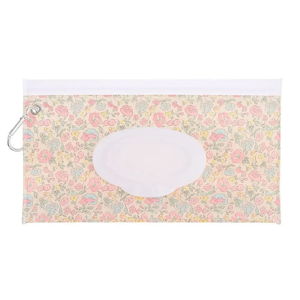 EVA Baby Wet Wipe Pouch Portable Buckle Wipes Holder Case Flip Cover Snap-Strap Reusable Wet Wipe Bag Outdoor Tissue Box