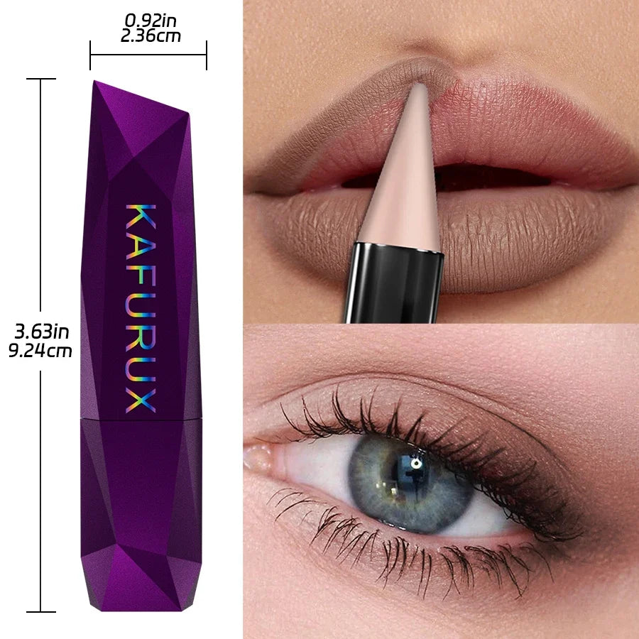1pc Matte Sexy Lipstick Non Fading Brown Lipliner Pen Contour Tint Lipstick Lasting Eye and Lip Makeup On Offer Waterproof Lip