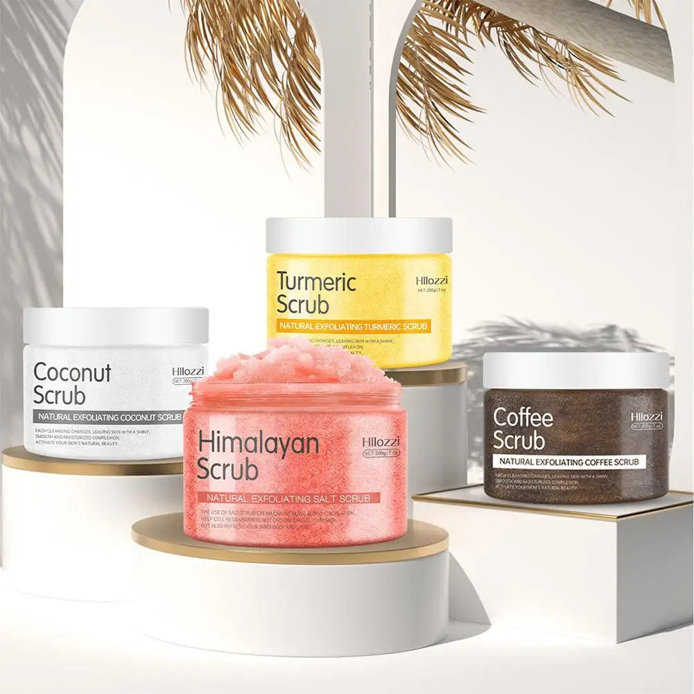 Body Scrub Exfoliating Salt Scrub, Removes Dead Skin, Natural Face Foot Hands Exfoliation Deep Cleansing & Moisturize Skincare