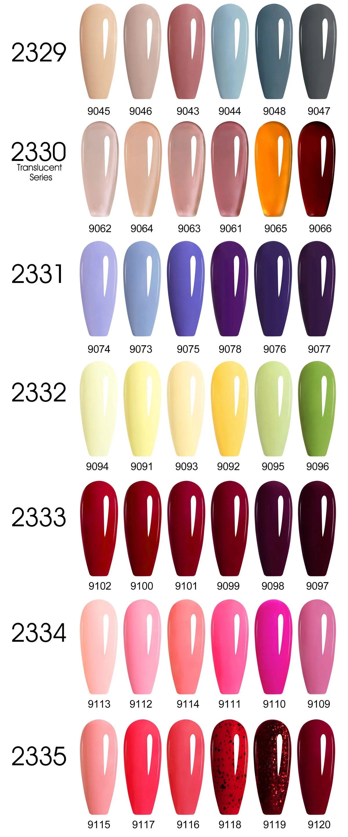 6pcs/kit CANNI Gel Nail Polish TPO FREE Nails Semi Transparent Jelly Pink Collection Soak Off UV LED Gel Diamond Top Coat Set