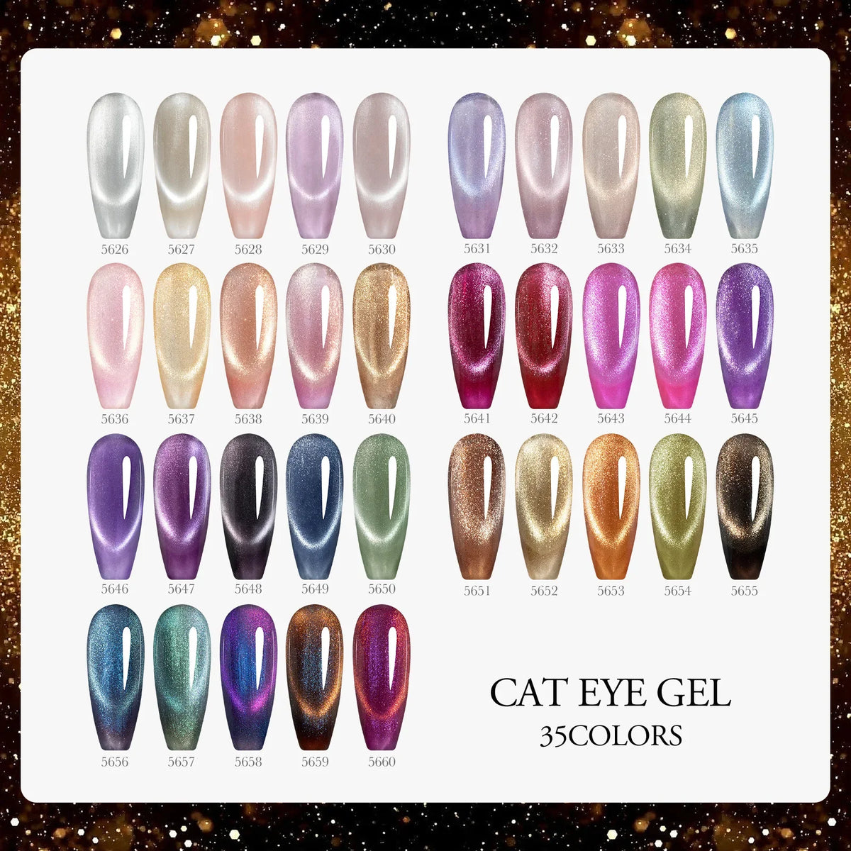 1/5pcsVenalisa Hema/TPO Free Cat Eye Gel Magnet Ultra Flash Nail Gel Polish Diamond Sparkle Soak Off UV LED Varnish Nail Gel