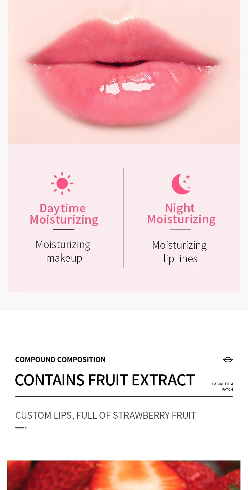 3/5/10/20/30pcs Pink Moisturizing Lips Mask Nourishing Hydrating Crystal Collagen Gel Lip Patches Lip Plumper Sexy Lip Skin Care