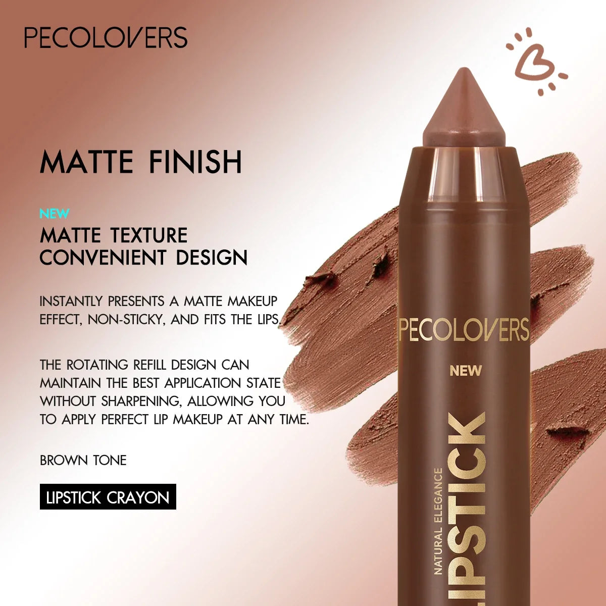 Fine Tip Lip Liner Pen Soft Mist Matte Lip Crayon Sexy Brown Red Lipstick Pencil Lip Contouring Lipliner Outline Tint Cosmetic