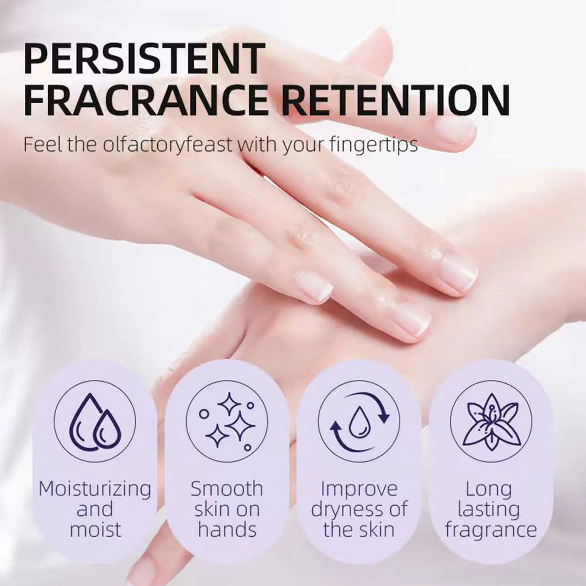 Amococo  2 Pack 4In1 Luxury Perfume Hand Cream Set Moisturizing Hand Lotion Gift Box for Women Travel Size Hand Care Kit