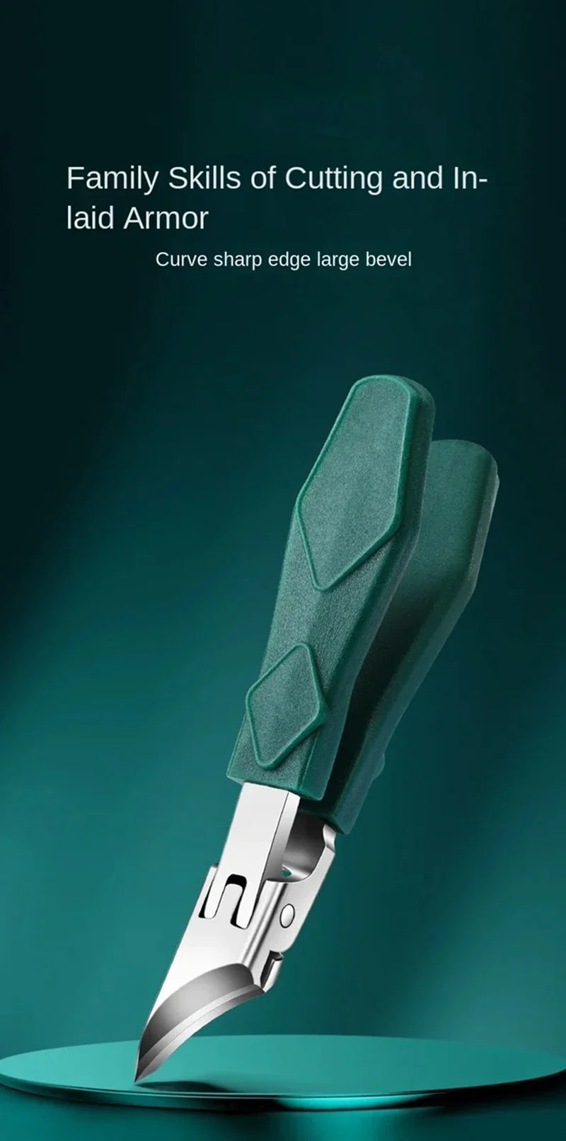1pcs Toenail Clipper For Ingrown Or Thick Toenails Trimmer Professional Podiatrist Toenail Nipper With Stainless Steel