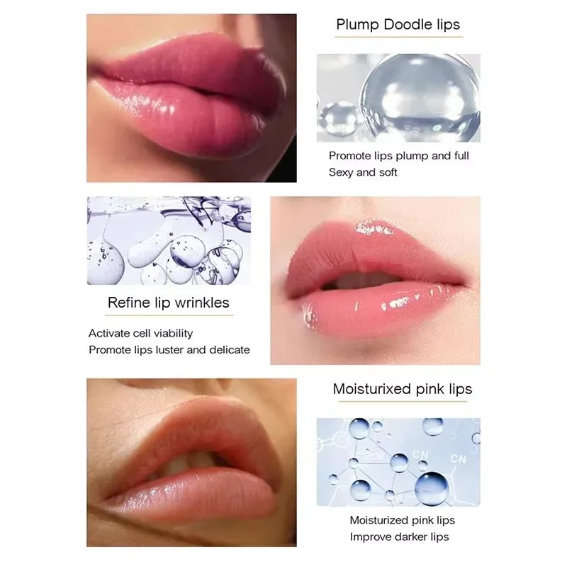 Instant Volumising Lip Plumper Oil Enhancer Lip Gloss Plumping Serum Moisturizing Anti-Wrinkle Lipstick Sexy Lip Care Makeup