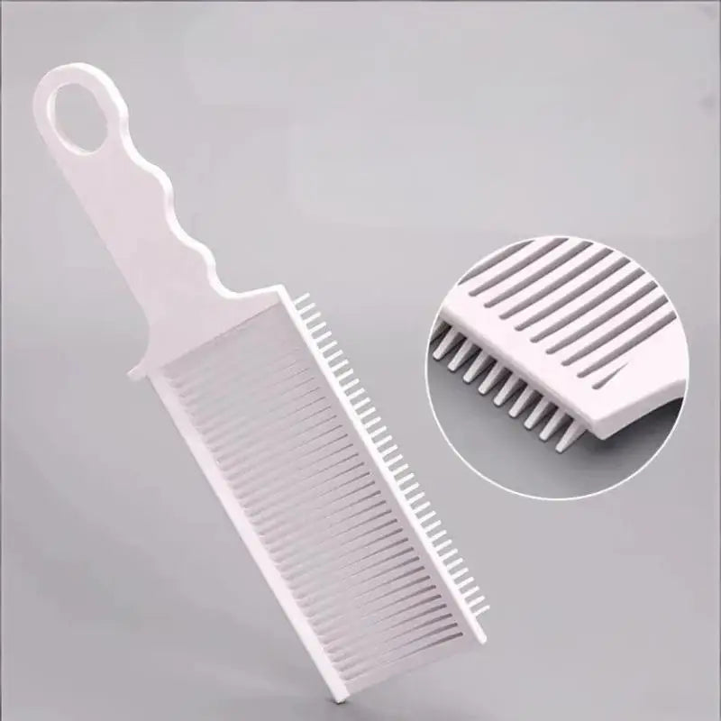 1Pcs Hair Cutting Combs Professional Barber Clipper Flat Top Hair Cutting Comb For Men Fading Comb Salon Styling Tool!~
