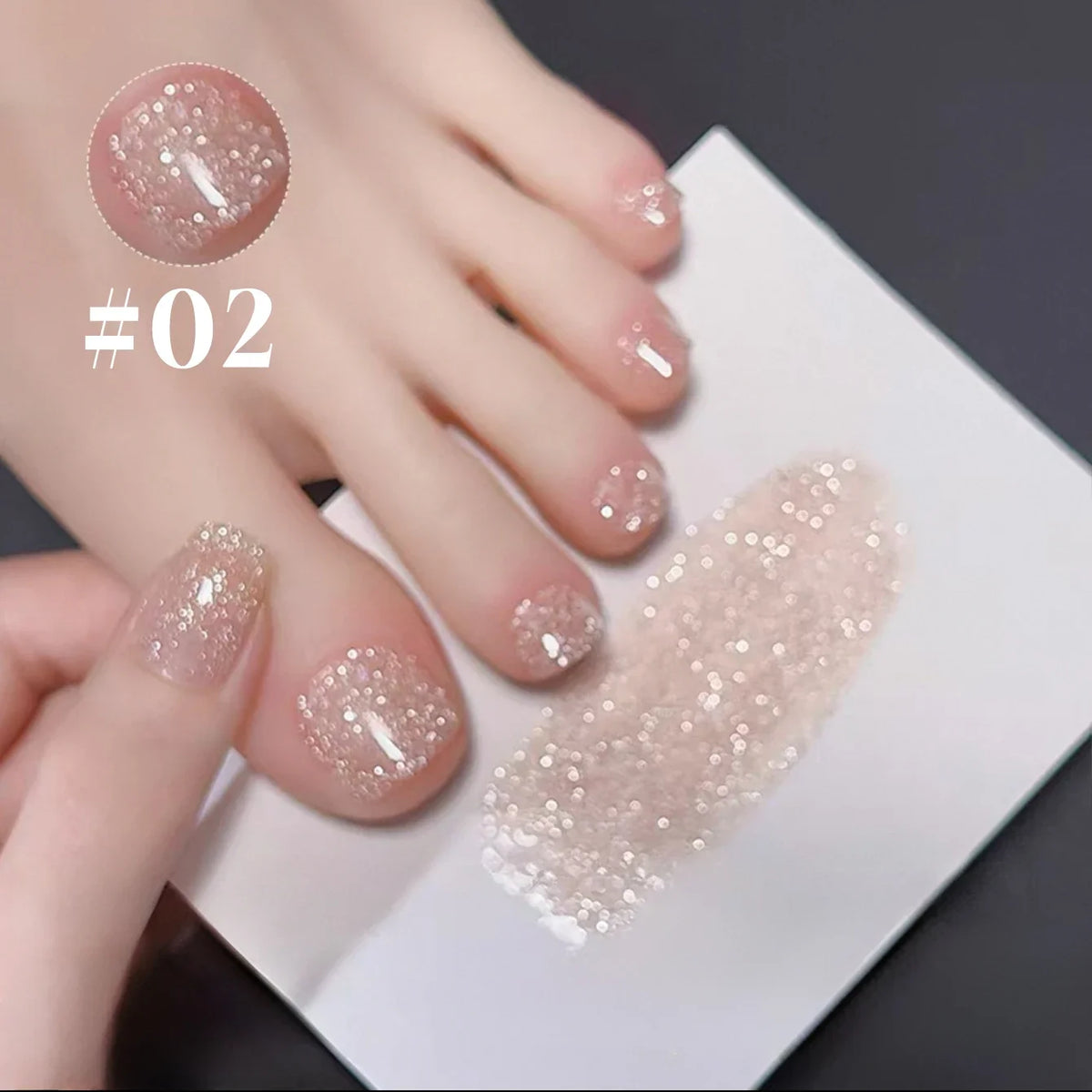 1-8pcs WS Autumn Nails Blue Glitter Nail Gel Polish Semi-permanent Varnish Soak Off Nail Art Base Top Coat UV LED Gel Manicure