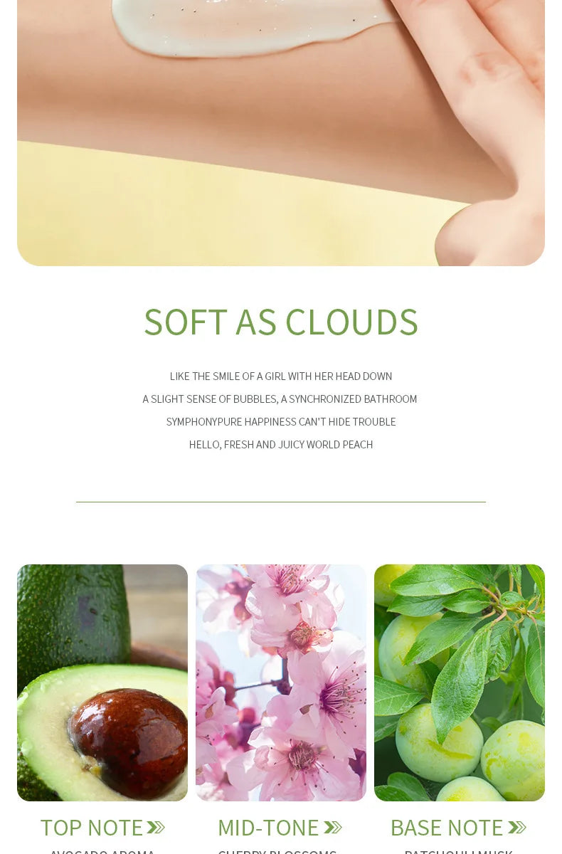 Body Scrub Face Collagen Body Wash SADOER Exfoliating Fruit Bath Salt Scrub Moisturizing Gentle Smooth Skin Refresh Cleaning Hot
