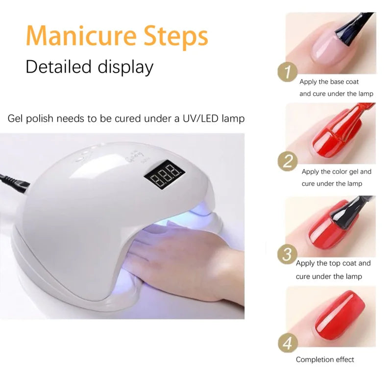 8ML Nail Gel Polish All For Manicure Semi Permanent Varnishes Soak Off Gel UV LED Base Super Top Matte Coat Gel
