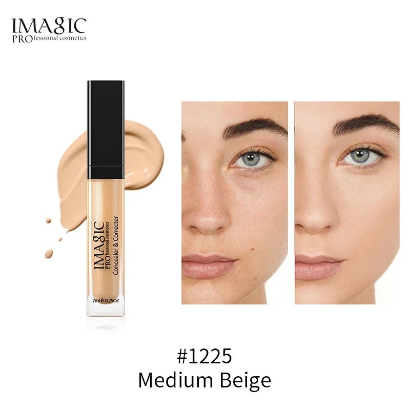 IMAGIC Eye Concealer & Base 6 Colors Full Coverage Suit for All Color Skin Face / Eye Makeup Liquid Concealer