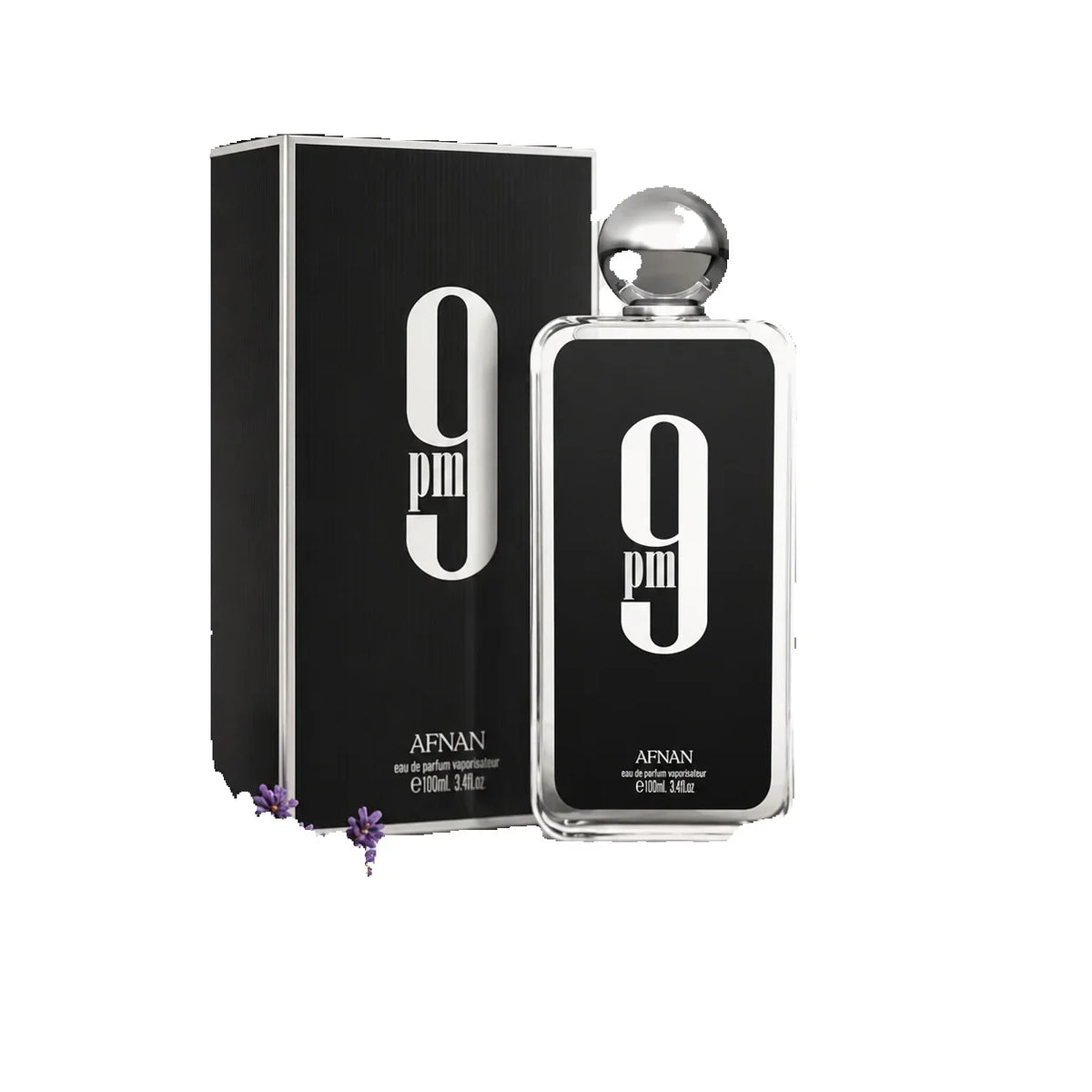 Afnan 9 PM Eau De Parfum Perfume For Men 3.4 Oz / 100 ml New Long-Lasting Scent Fragrance For Daily Use