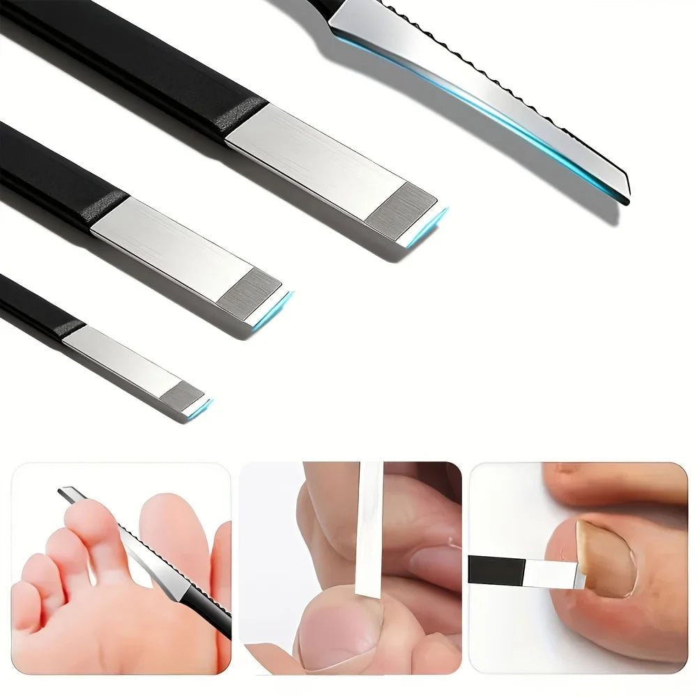 1/13pcs Stainless Steel Heavy-Duty Toenail Clipper Set Suitable for Thick Nails And Ingrown Nails, Nail Clippers, Nail Files