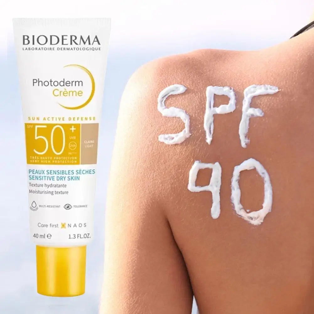 BIODERMA Photoderm Aquafluid SPF 50+ Face Sunscreen 40ml Ultra-Light Moisturising Sun Cream Waterproof Non-Greasy