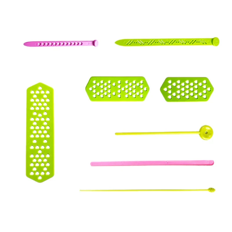 Heat Resistant Hair Pin No-Crease Thermal Clips For Cold Wave Hot Perm Use Salon-Grade Anti-Hair Tie Compression Styling Tools