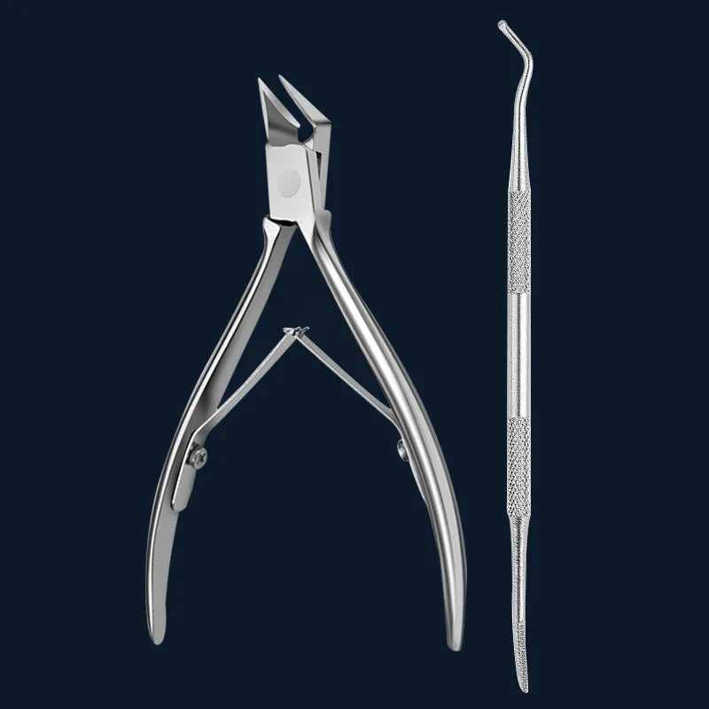 1/2/3pcs Professional Toenail Ingrown Cuticle Nipper Edge Nail Clipper Cutter Scissor Dead Skin Remover Pedicure Manicure Tools
