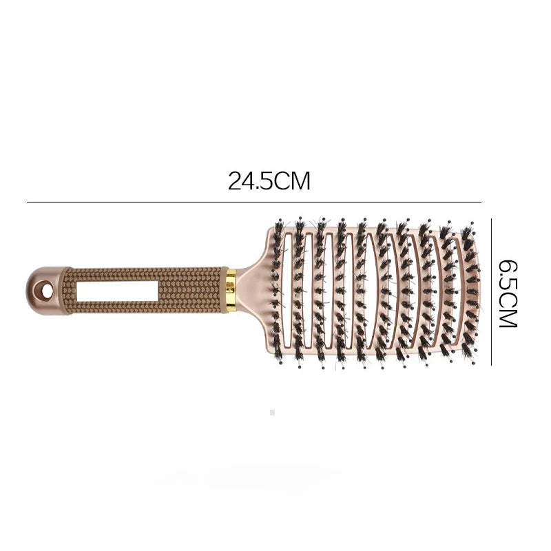 Children Detangler Hair Brush Hairbrush Anti Klit Brushy Haarborstel Bristle Nylon Scalp Massage Tangle Teaser Hair Brush Comb