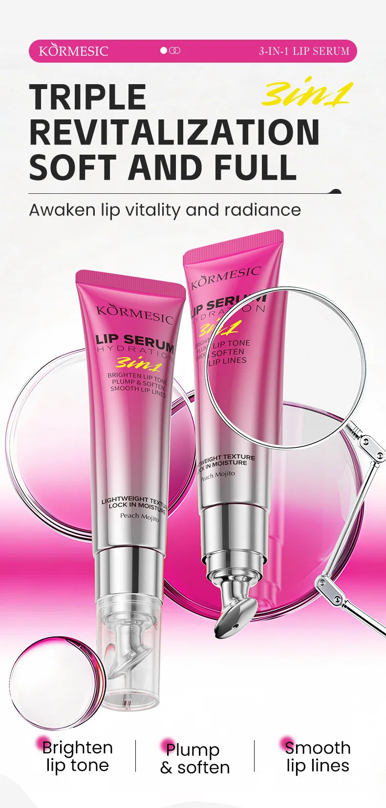 Instant Plumping Lip Essence Oil Increase Lip Elasticity Long-lasting Moisturize Nourishing Lip Plumper Gloss Sexy Beauty Makeup