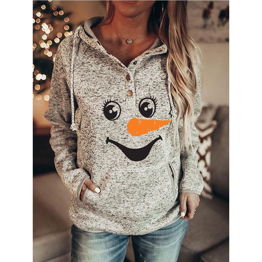 Christmas Printed Sweater for Women