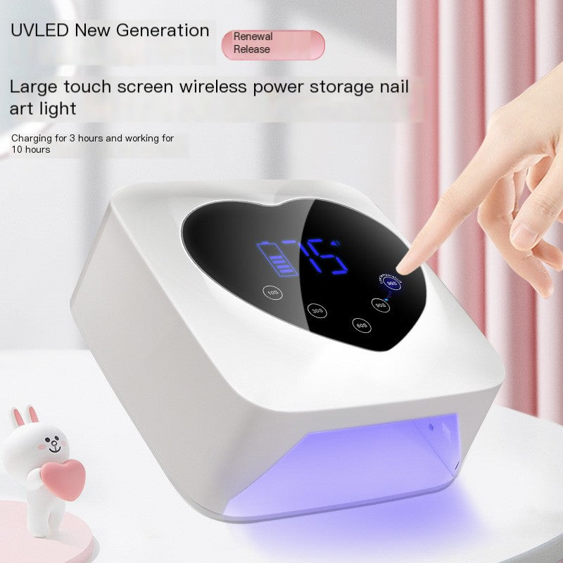 Prism Wellness Wireless Nail Lamp with Rechargeable Lithium Battery