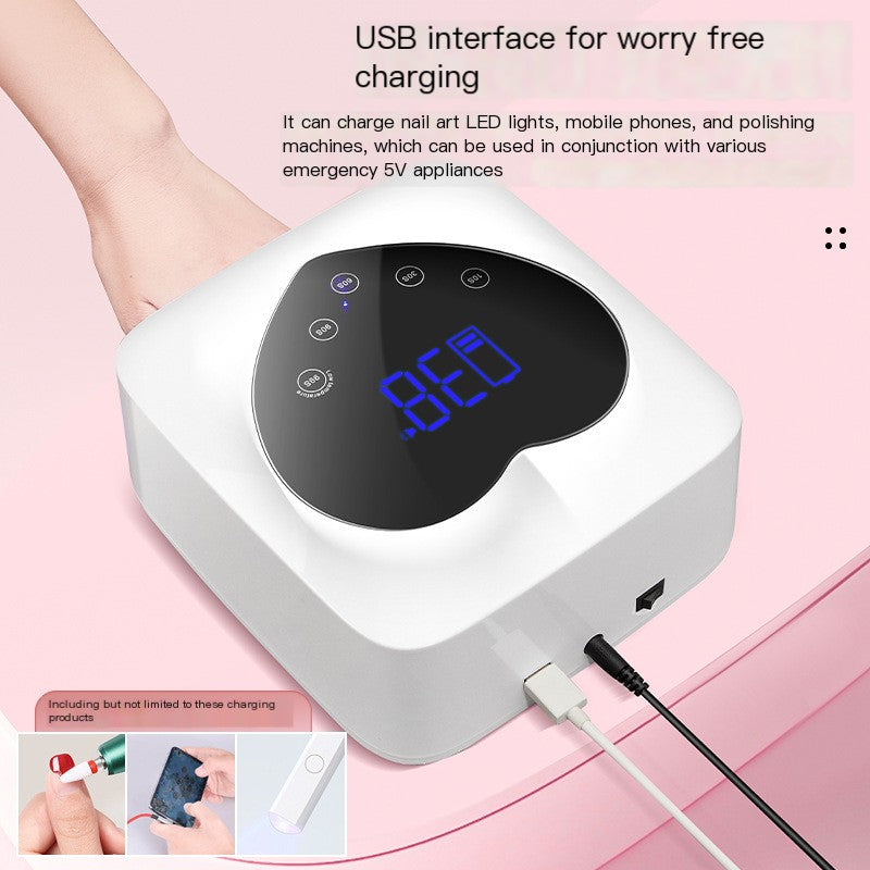 Prism Wellness Wireless Nail Lamp with Rechargeable Lithium Battery