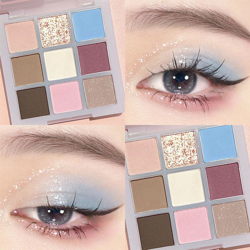 Prism Wellness Sunset Glow Nine-Color Eyeshadow Palette