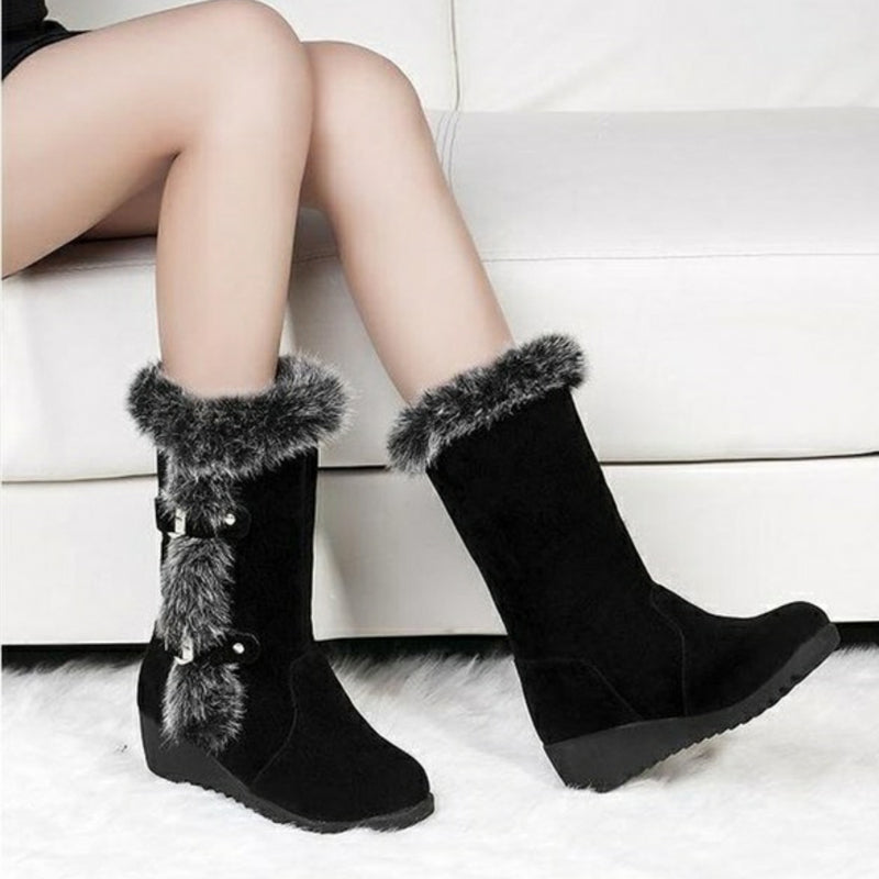 Prism Fleece Lined Winter Snow Boots for Women, Fashionable