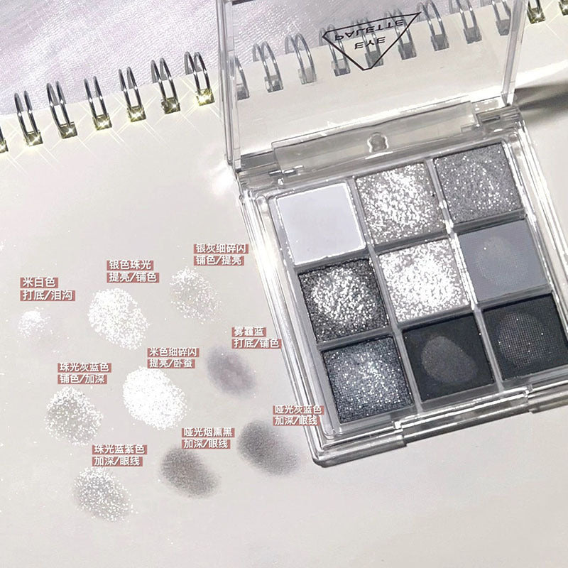 Prism Wellness Sunset Glow Nine-Color Eyeshadow Palette