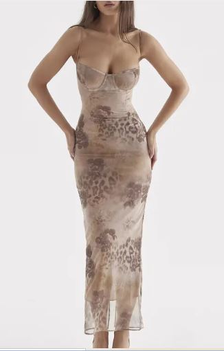 Lace Bodice A-Line Dress