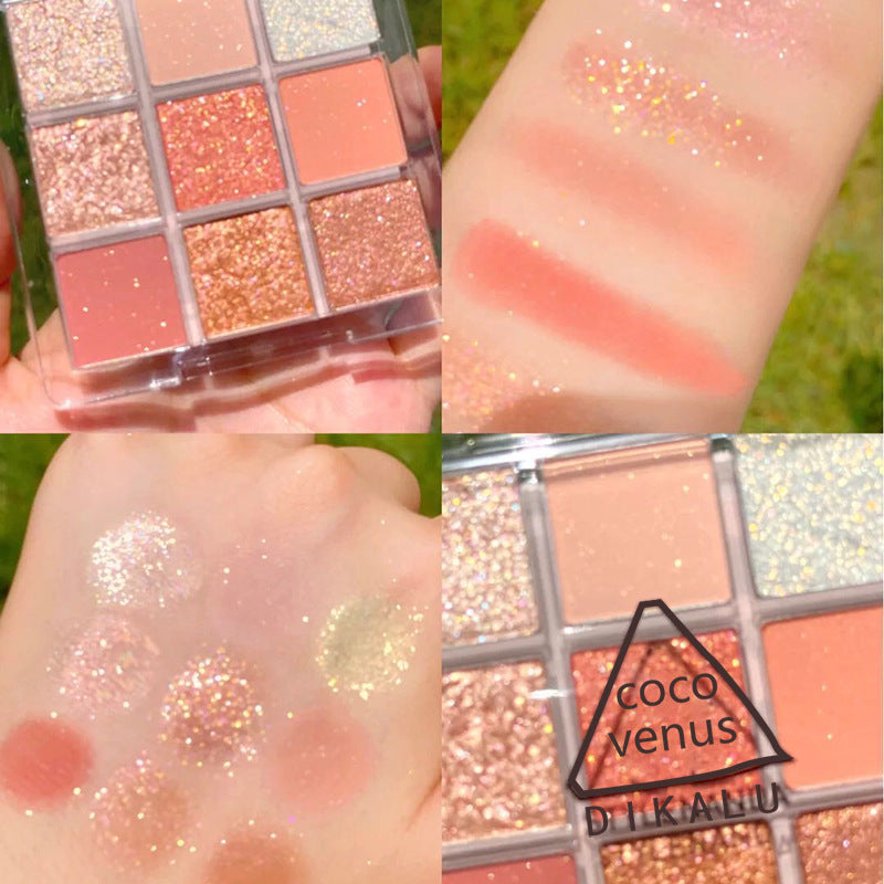 Prism Wellness Sunset Glow Nine-Color Eyeshadow Palette