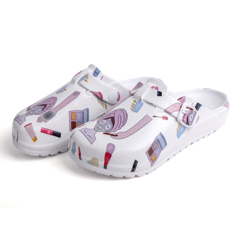 Breathable Non-Slip Printed Slippers
