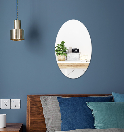 Prism Wellness - Unbreakable Adhesive Floor Mirror (One Piece)