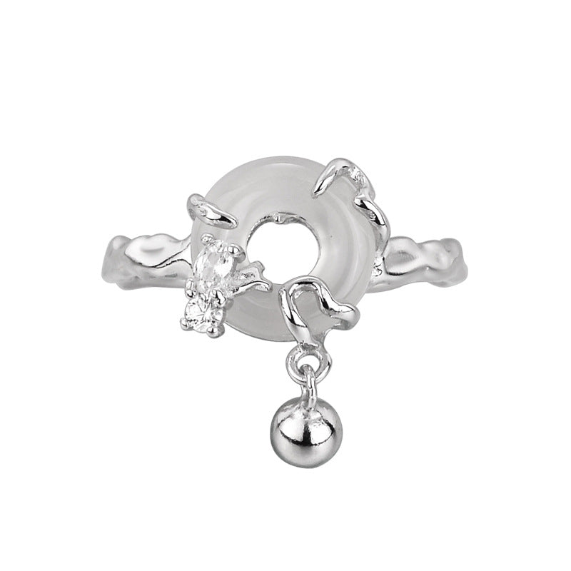 Elegant Peace Buckle Ring